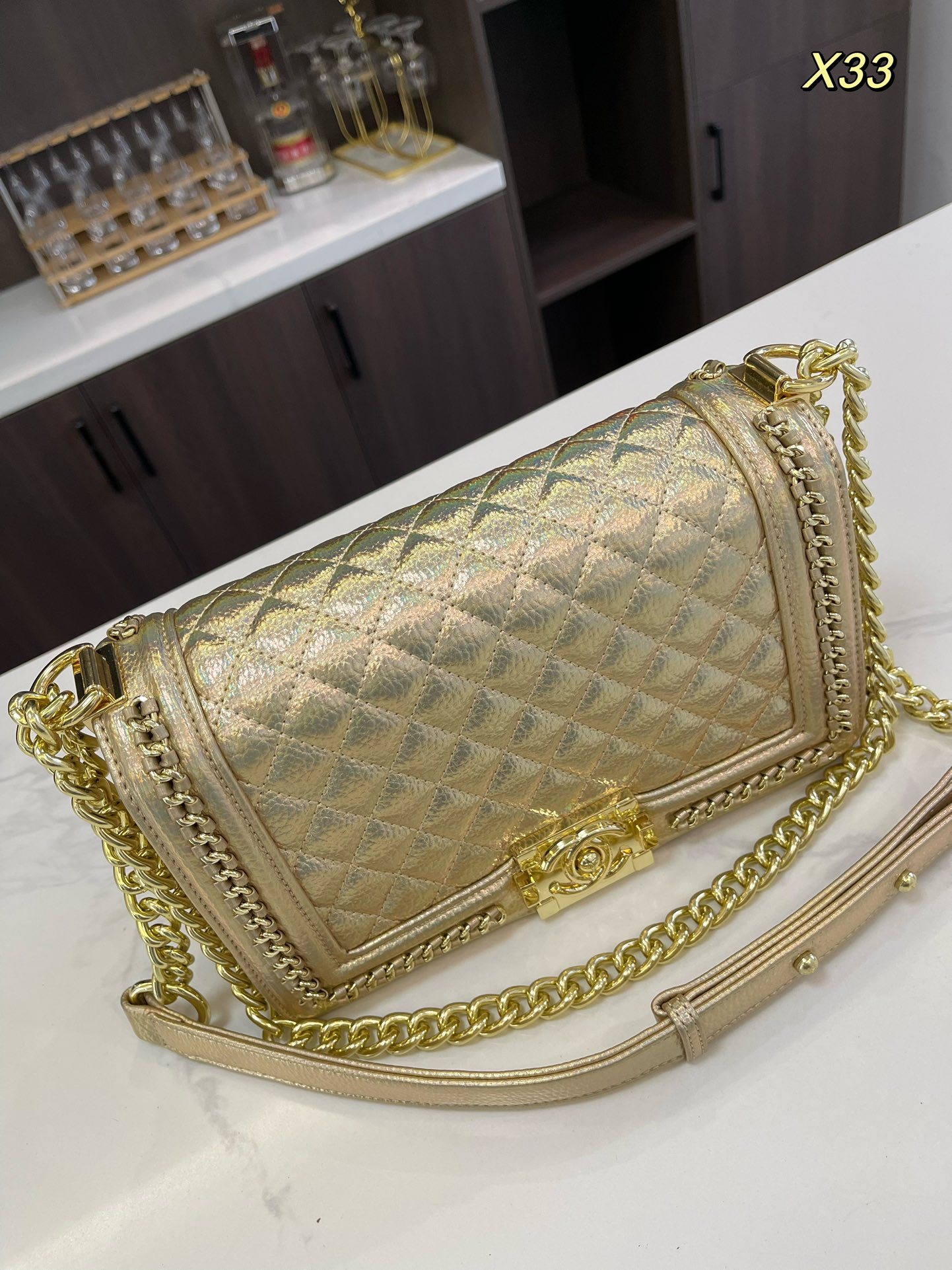 cc-leboy-new-arrival-gold-bag-size-26-15cm-9170
