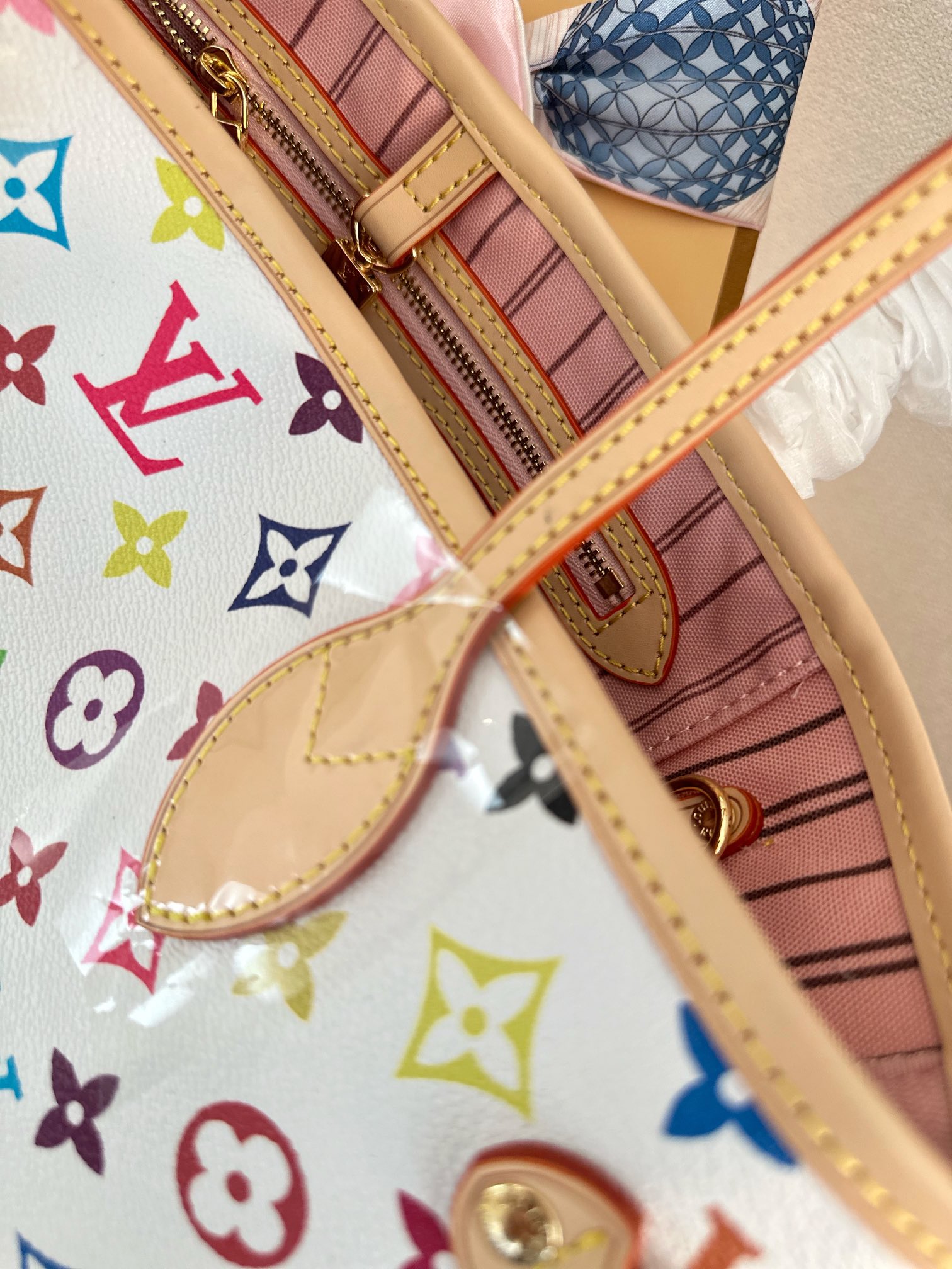 L  Neverfull new arrival tote bag size; 28 cm