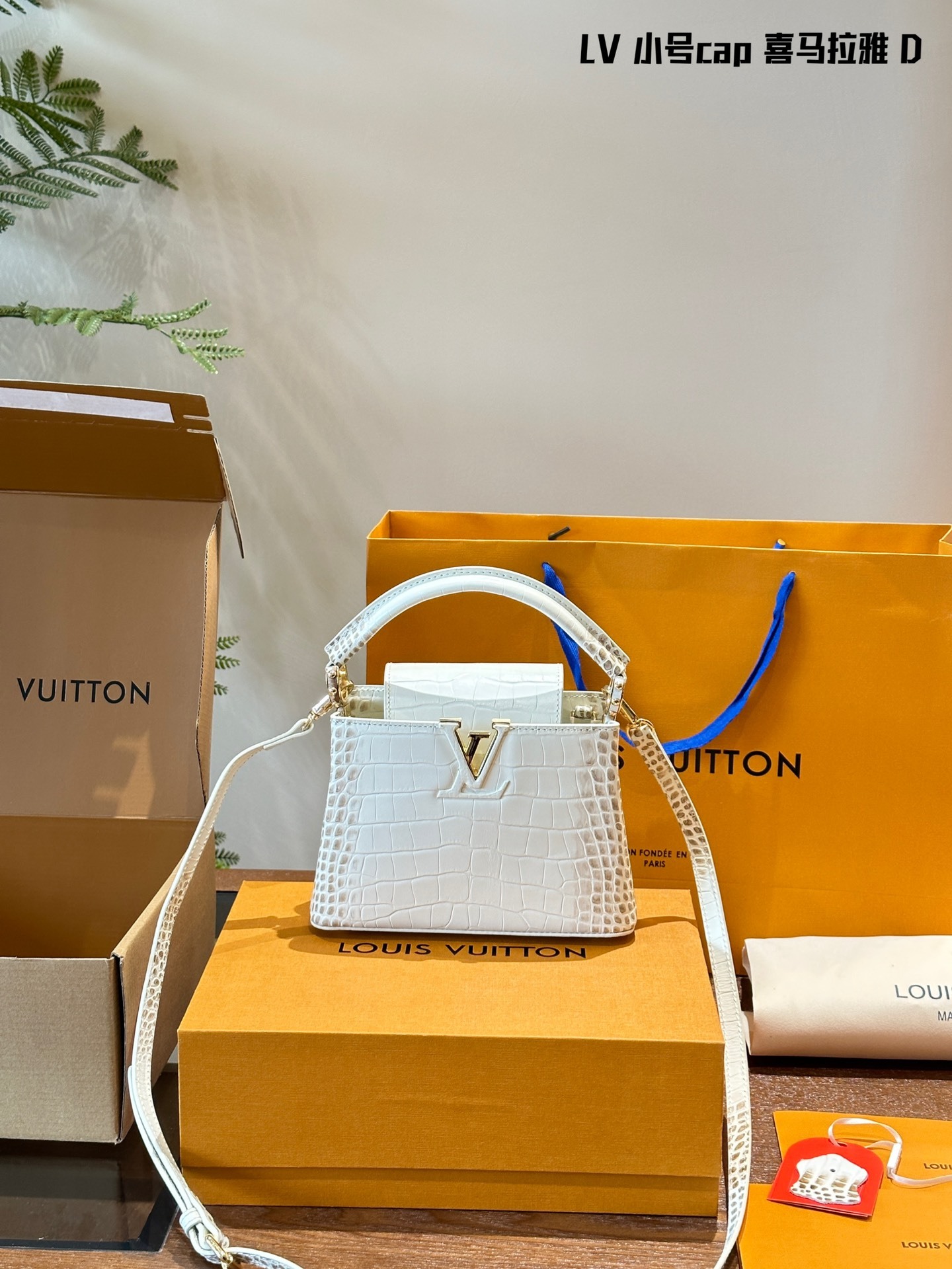 Louis Capucines new arrival bag size: 20 cm