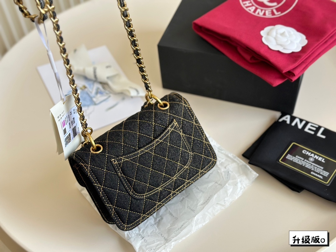 CC new arrival 23s denim bag size: 19*14 cm