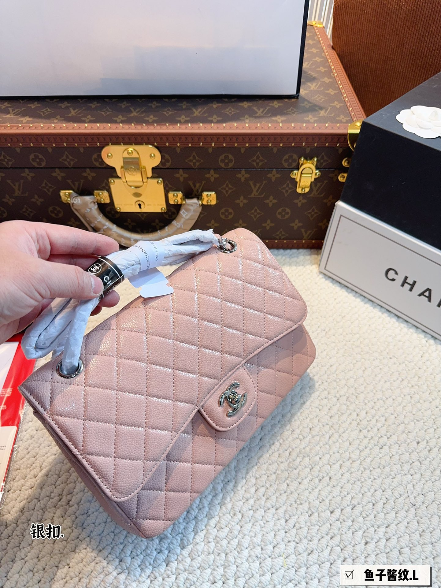 cc-new-arrival-cf-bag-caviar-leather-size-26-6-17cm-221