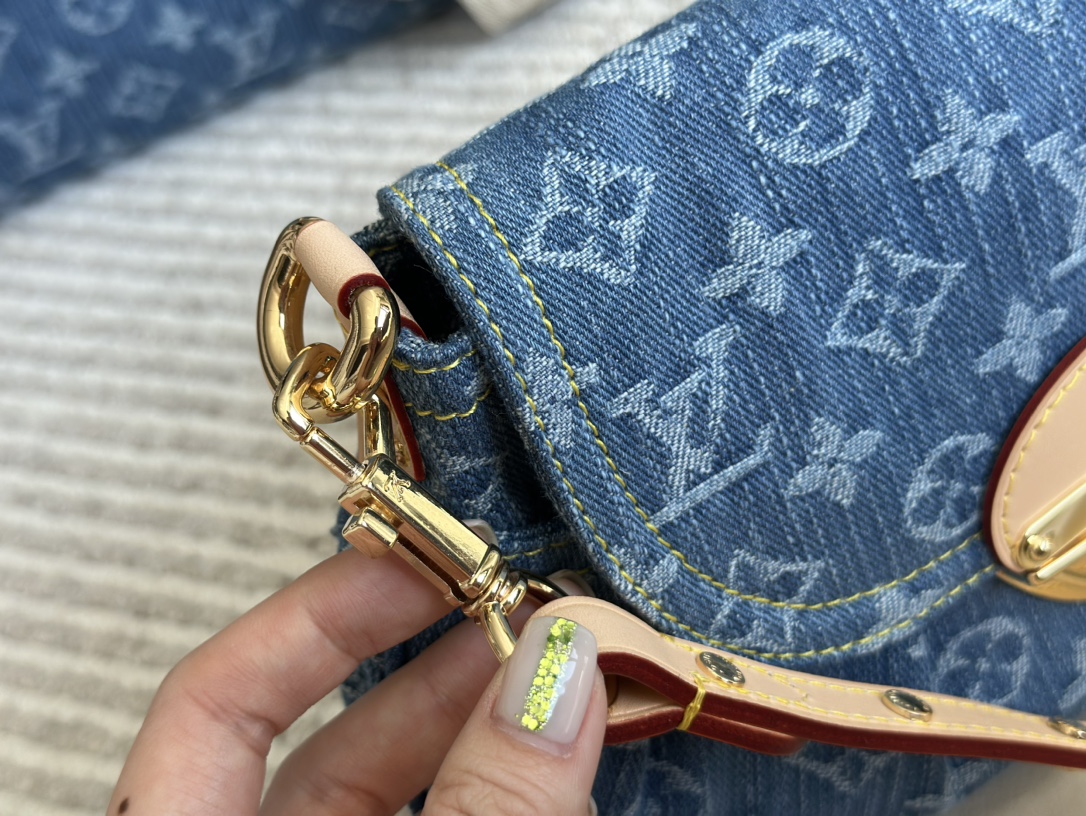 Louis new arrival denim bag sunset size: 26*15 cm