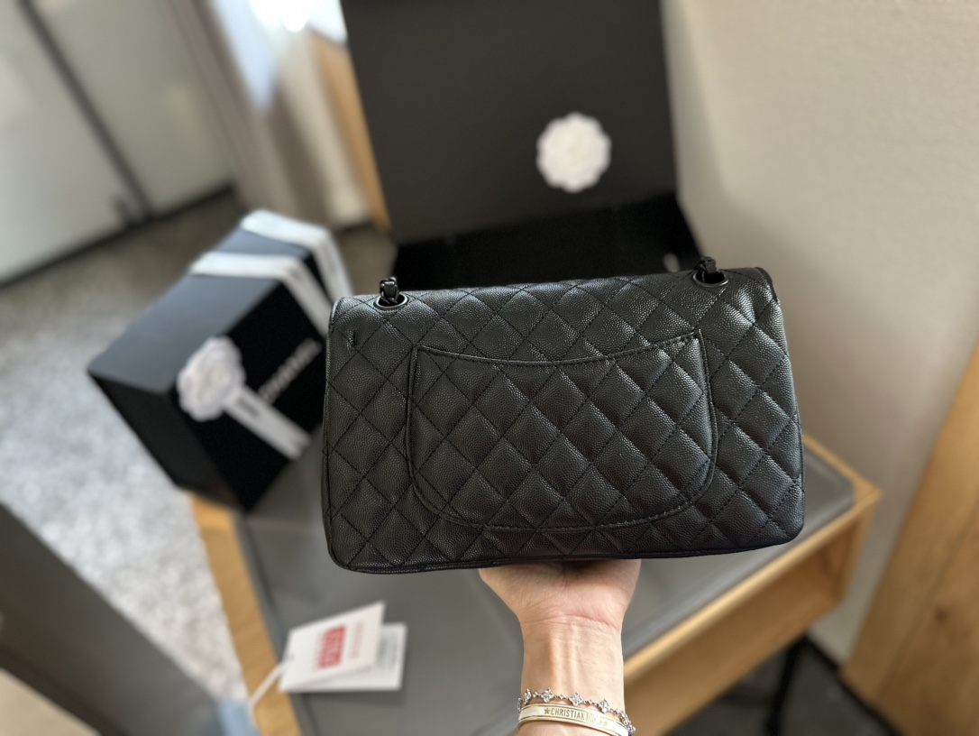 cc-new-arrival-black-caviar-leather-cf-bag-3588