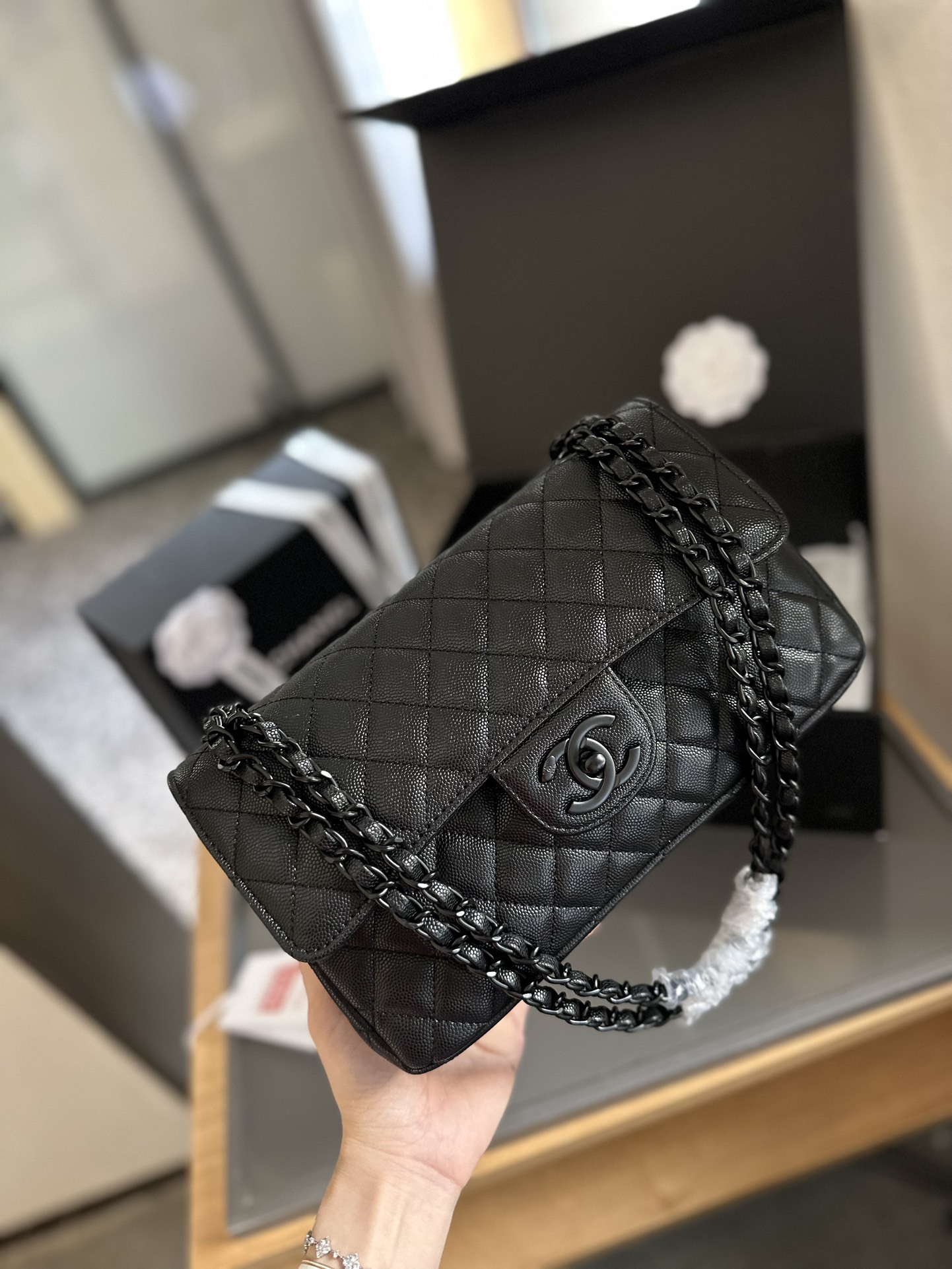 cc-new-arrival-black-caviar-leather-cf-bag-3588