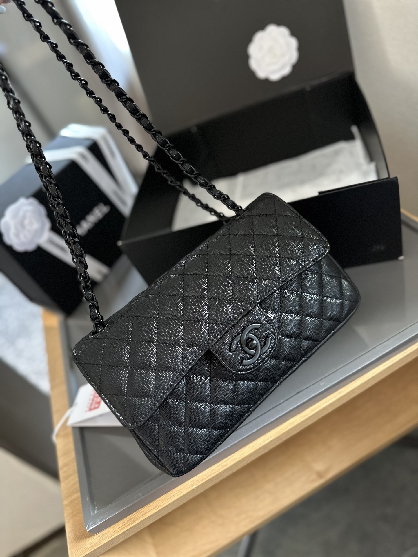 cc-new-arrival-black-caviar-leather-cf-bag-3588