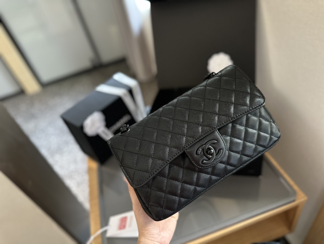 cc-new-arrival-black-caviar-leather-cf-bag-3588