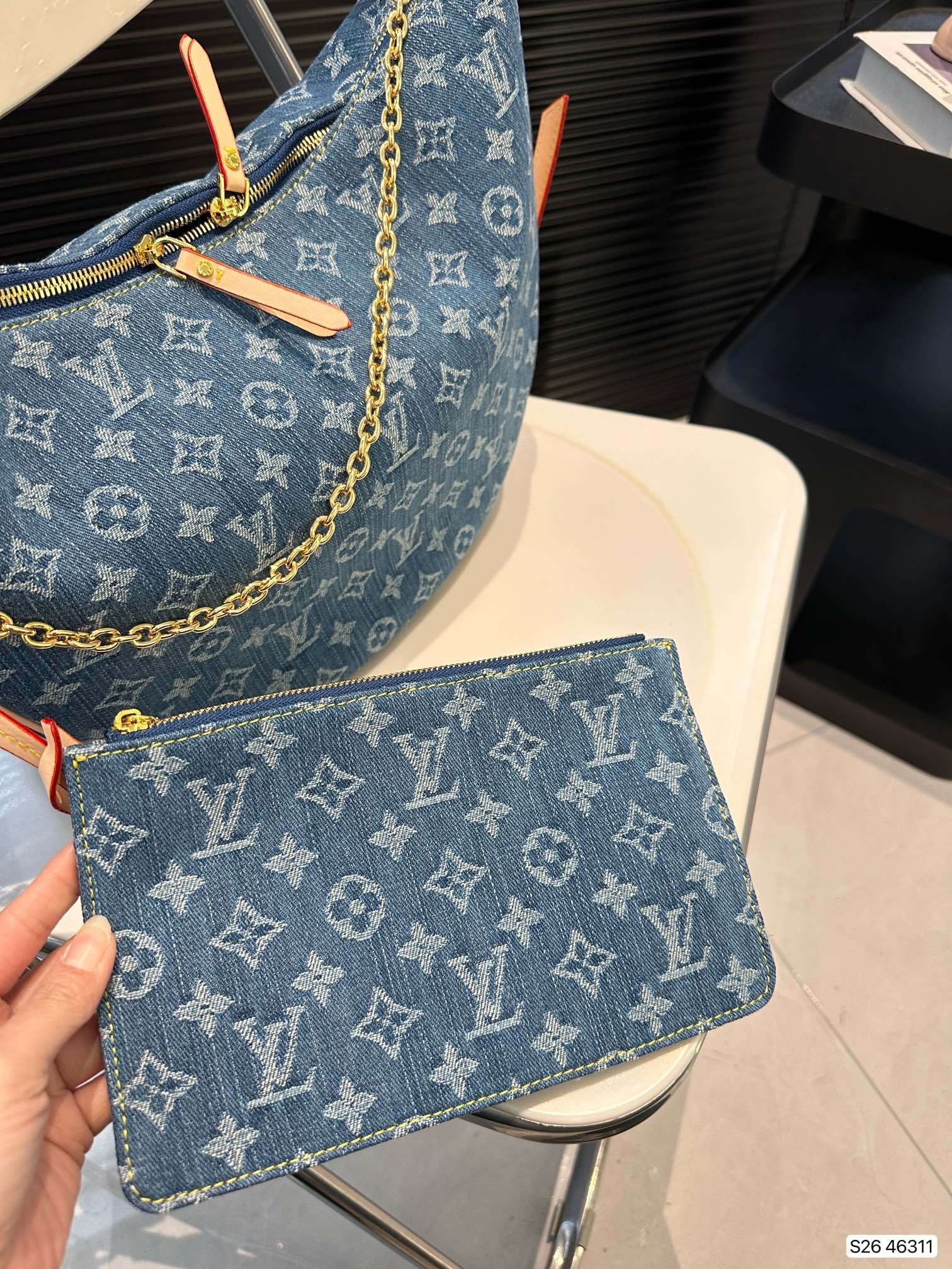 louis-new-arrival-hobo-denim-bag-size-41-24-cm-8755