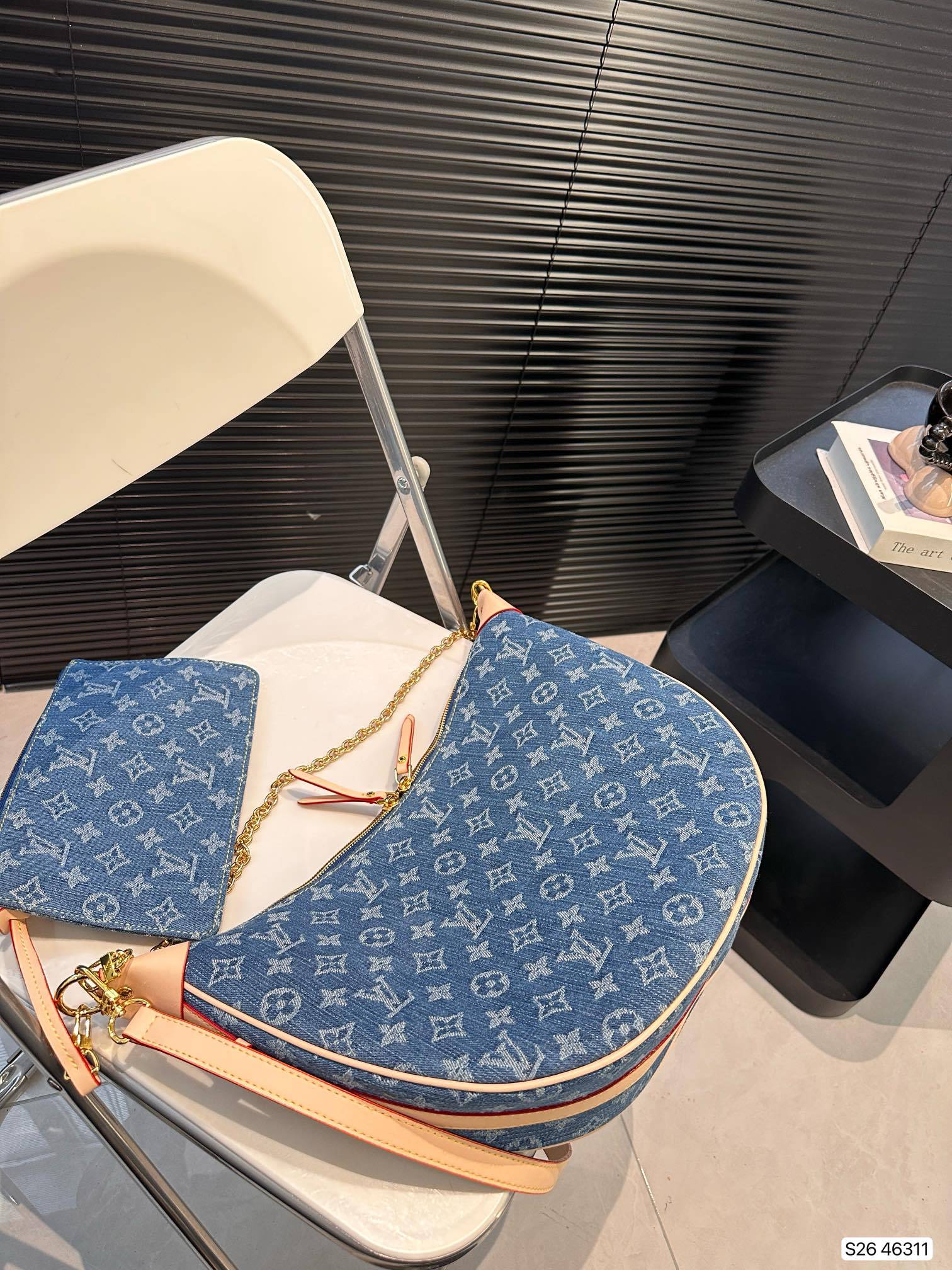 louis-new-arrival-hobo-denim-bag-size-41-24-cm-8755