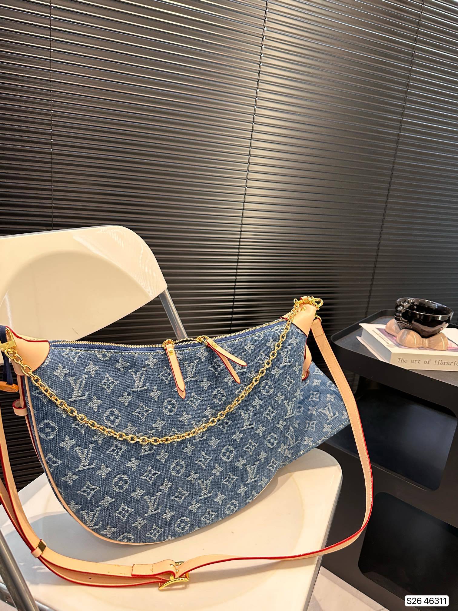 louis-new-arrival-hobo-denim-bag-size-41-24-cm-8755