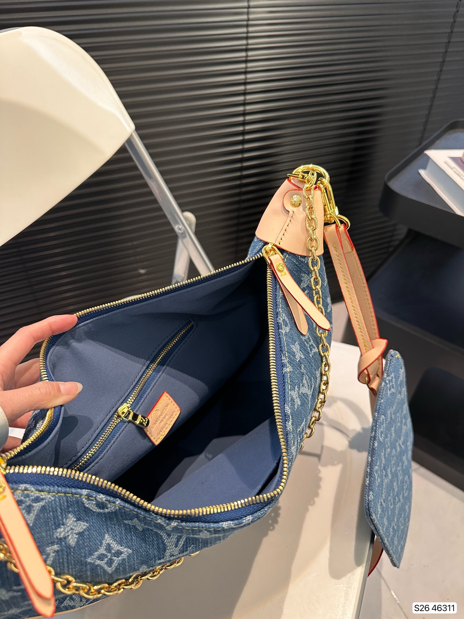 louis-new-arrival-hobo-denim-bag-size-41-24-cm-8755