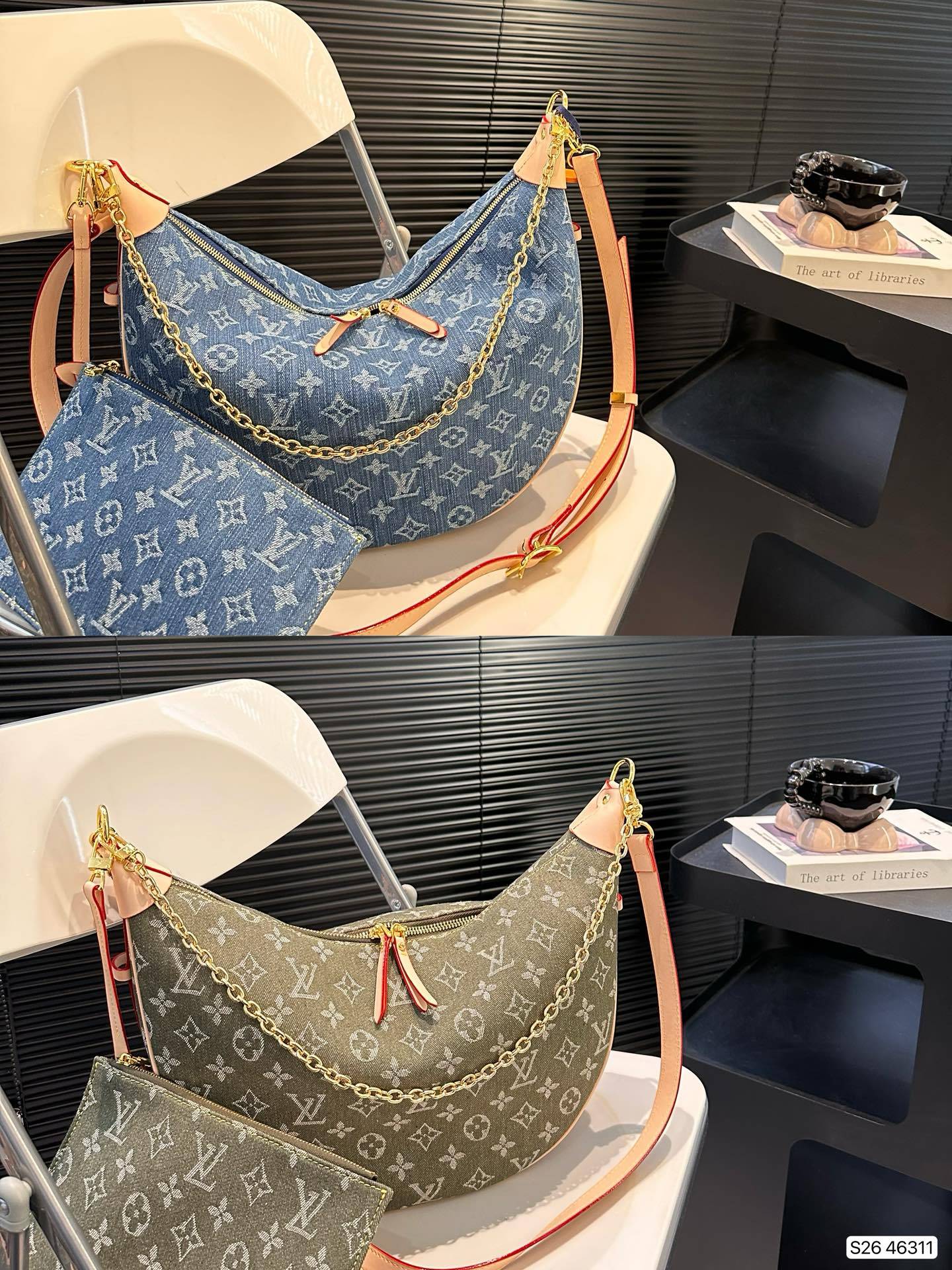 louis-new-arrival-hobo-denim-bag-size-41-24-cm-8755