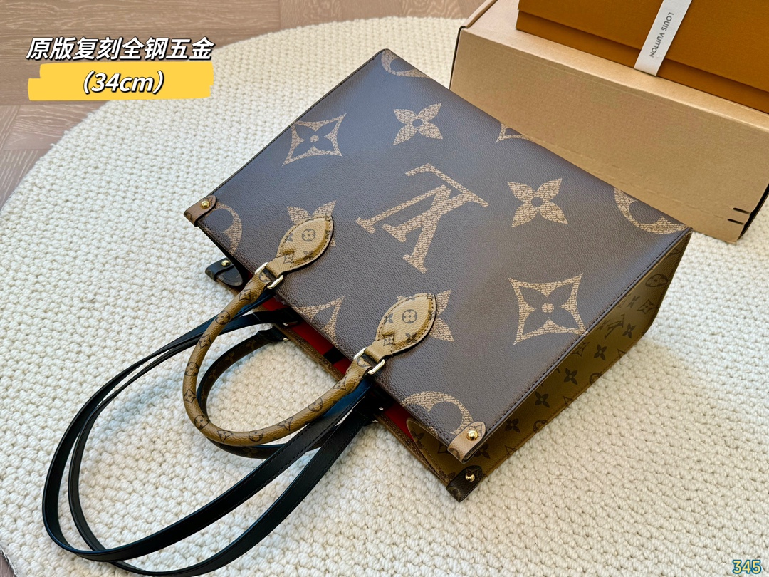 Louis new arrival onthego bag size: 34 *27 cm top quality