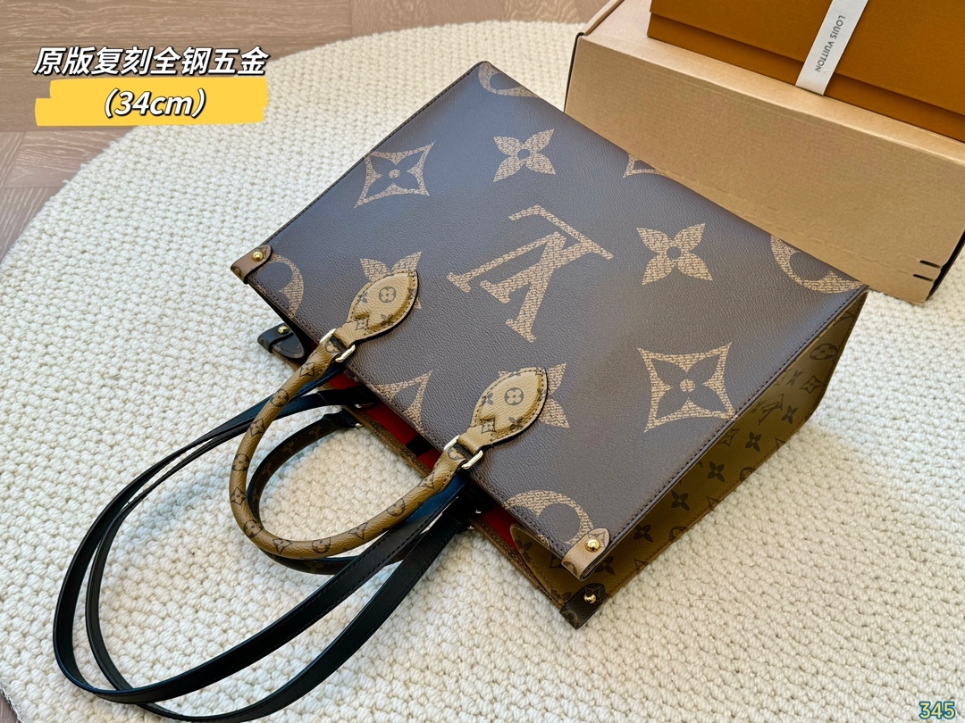 Louis new arrival onthego bag size: 34 *27 cm top quality