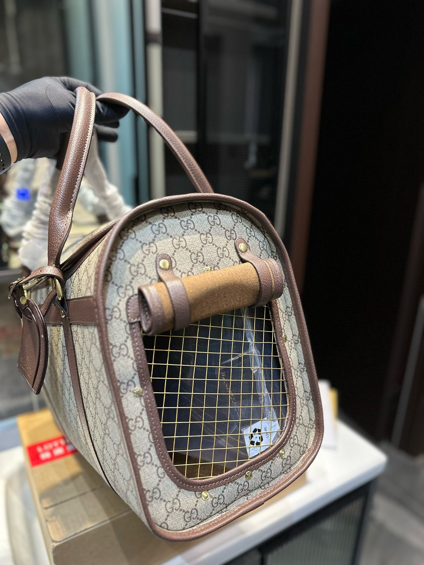 GG new arrival pet bags size: 39*20*32 cm