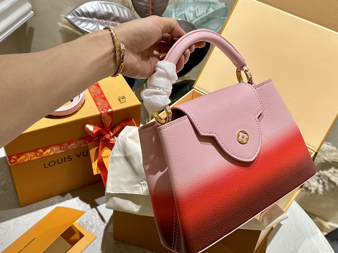 Louis new arrival Capucines bag size: 27cm