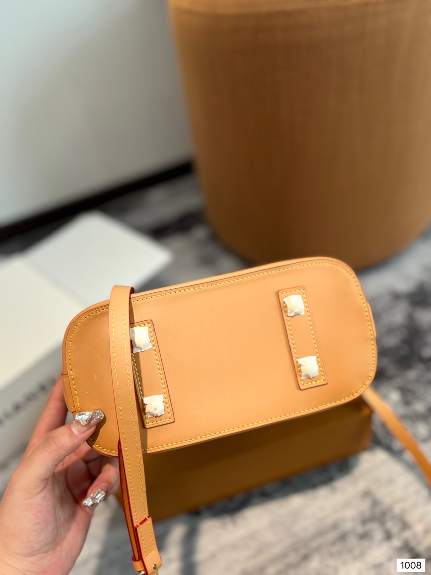 Louis alma bb Retiro denim bag size: 24��18cm