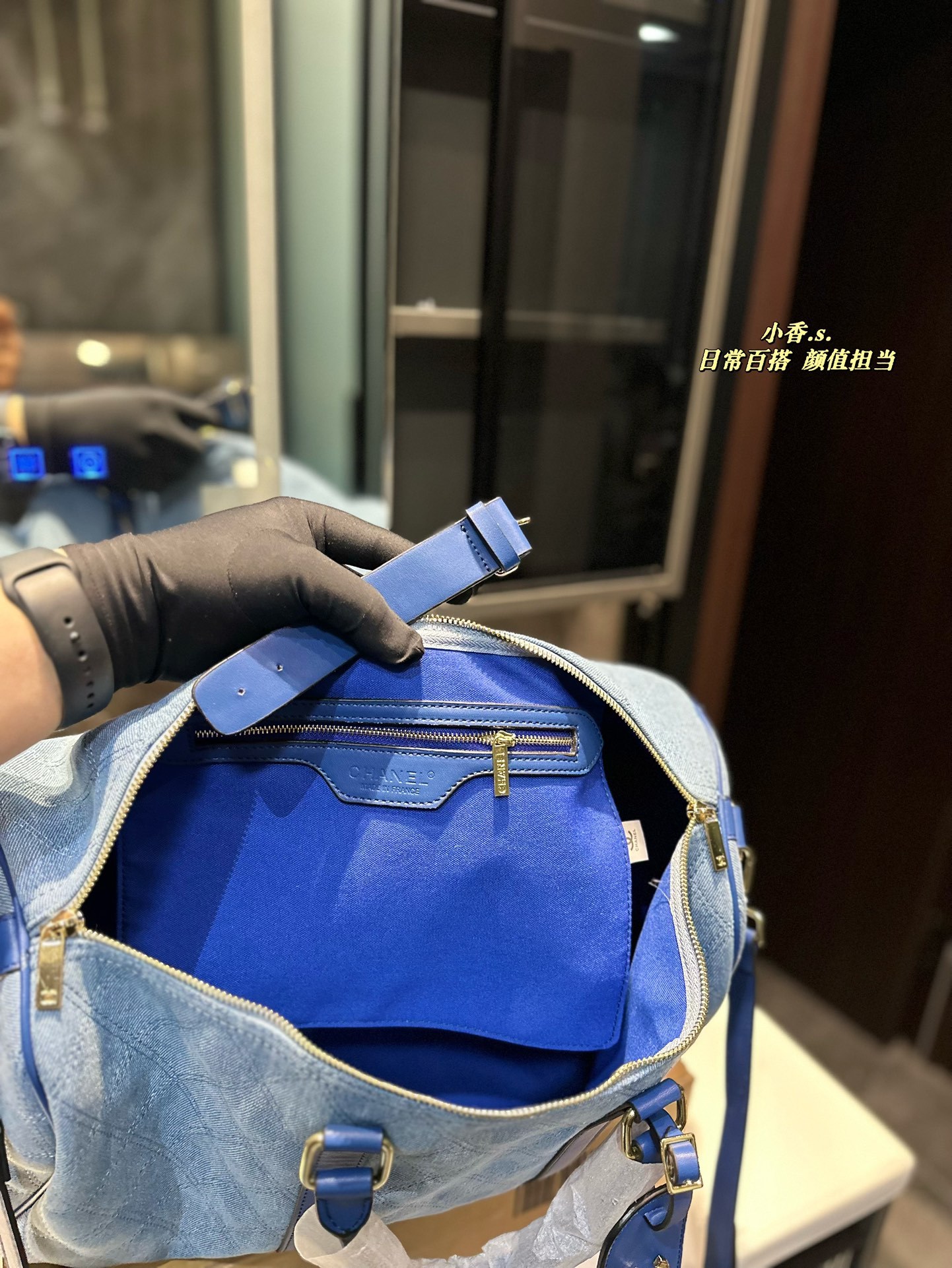 Cc new arrival travel bag size: 45*26 cm