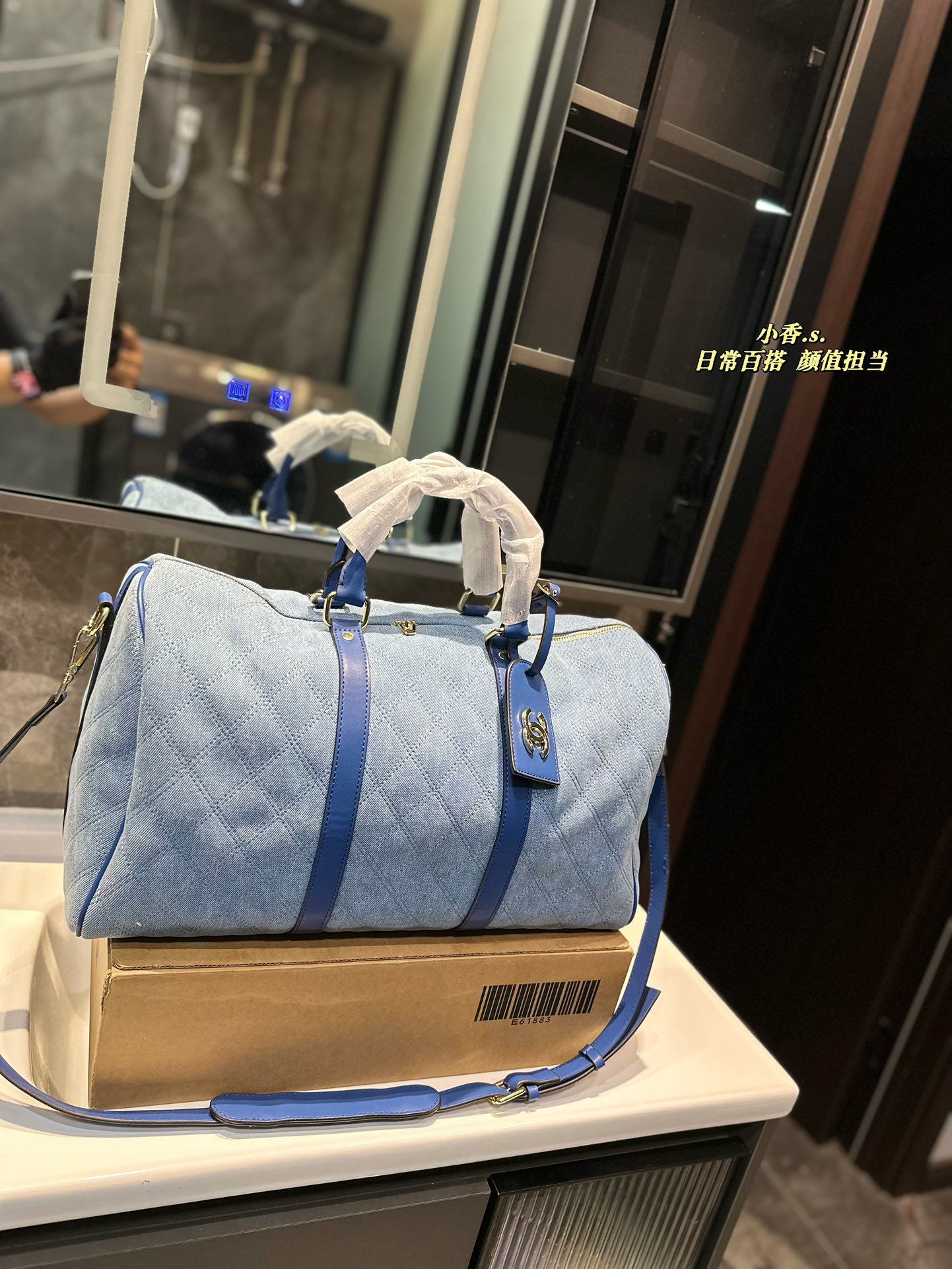 Cc new arrival travel bag size: 45*26 cm