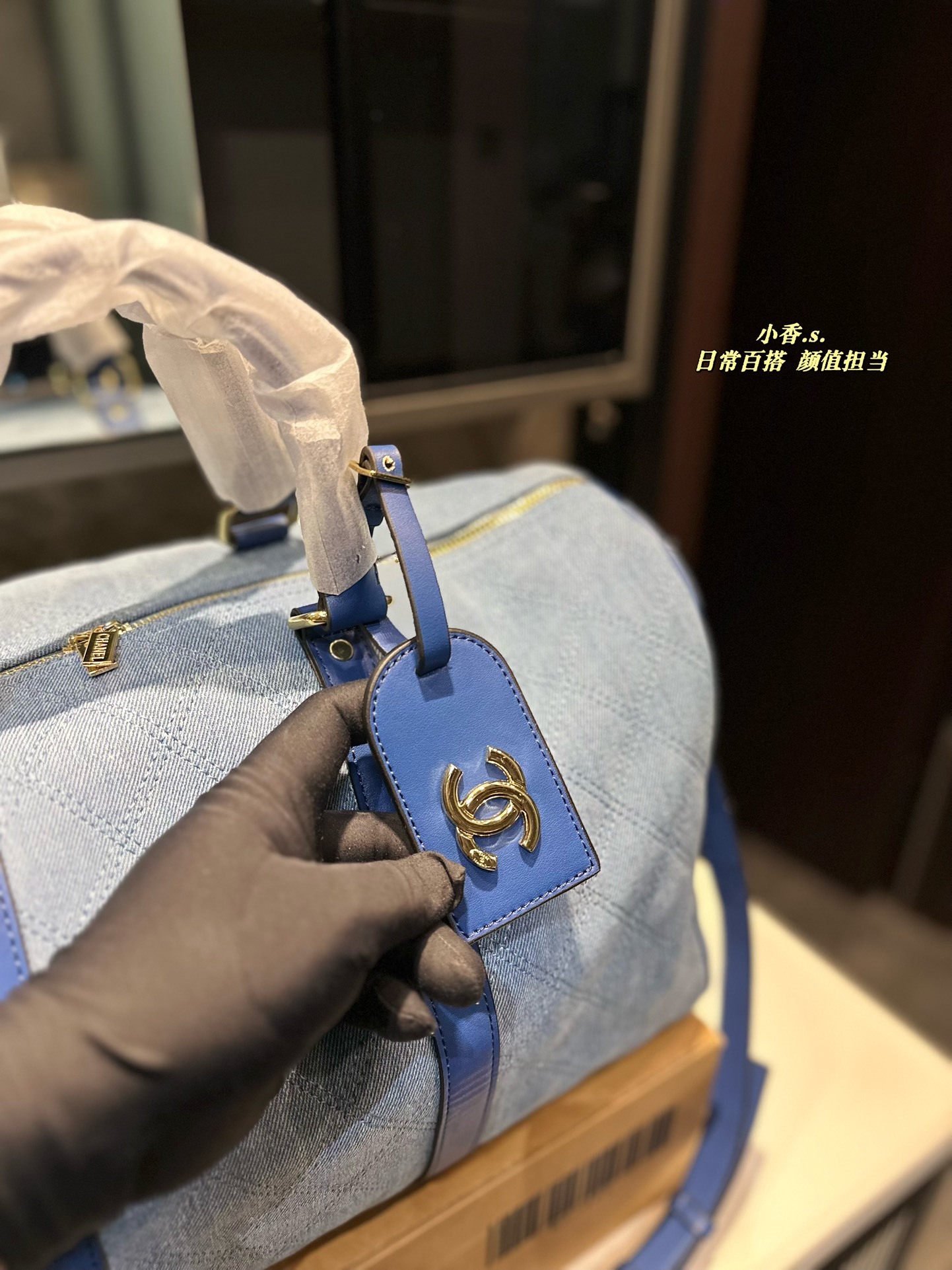 Cc new arrival travel bag size: 45*26 cm