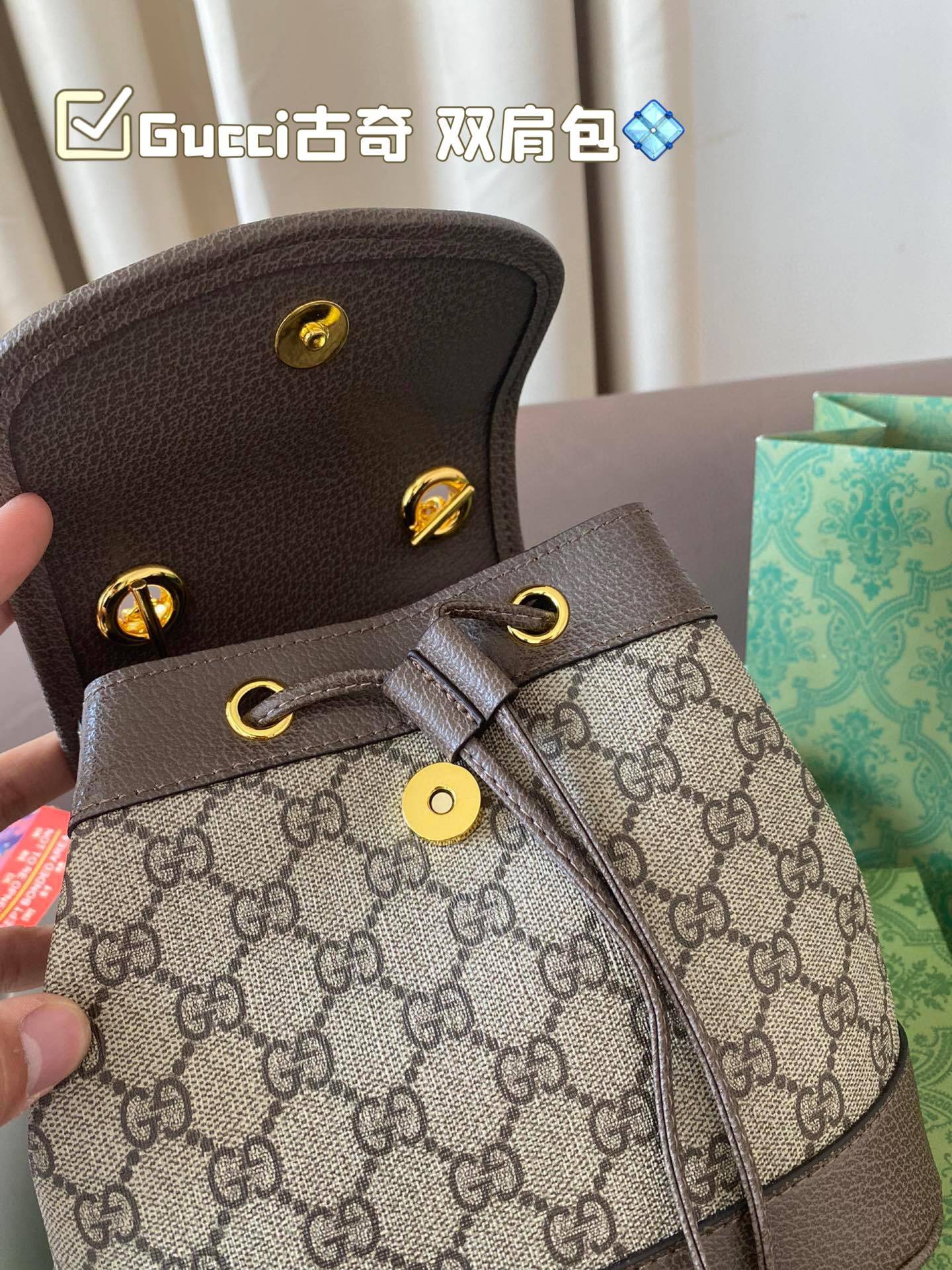 Gg new arrival backpack bag size: 20*21 cm