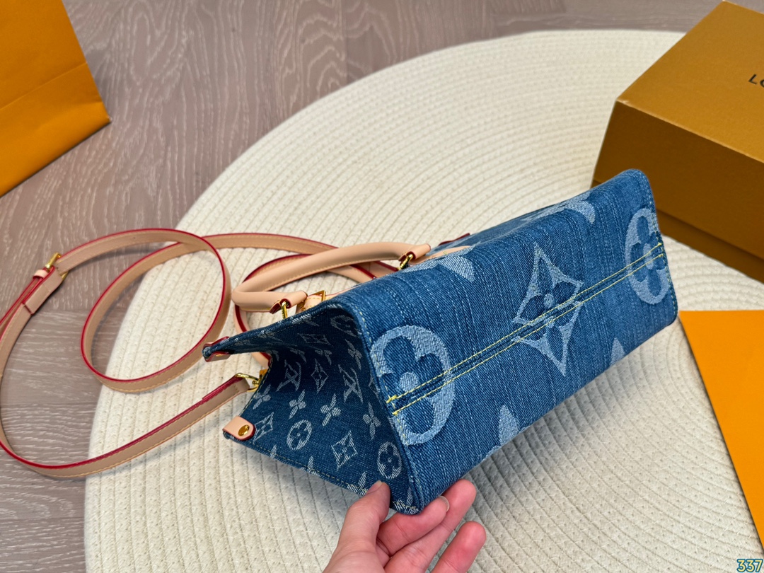 louis-new-arrival-onthego-denim-bag-small-size-25-20-cm-2930