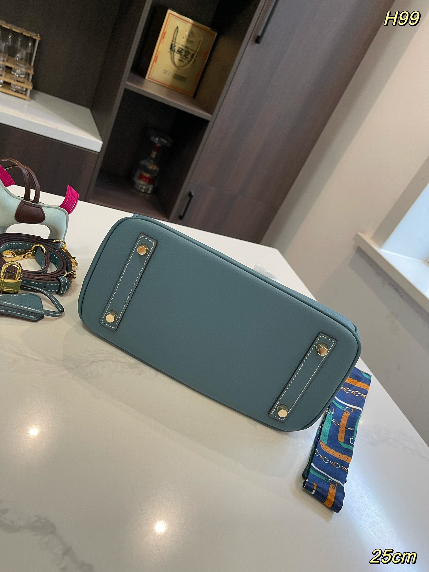 Her new arrrival Birkin togo leather bag size: 25 cm