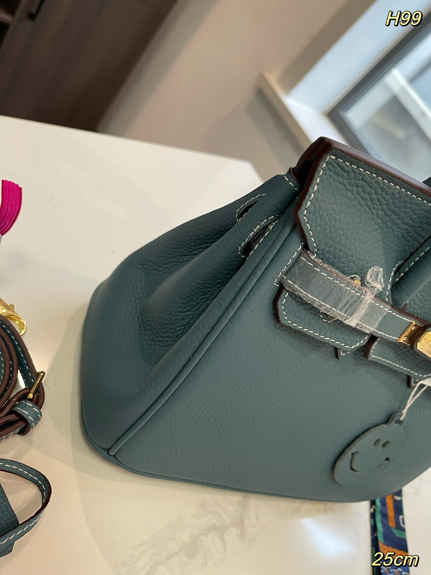 Her new arrrival Birkin togo leather bag size: 25 cm