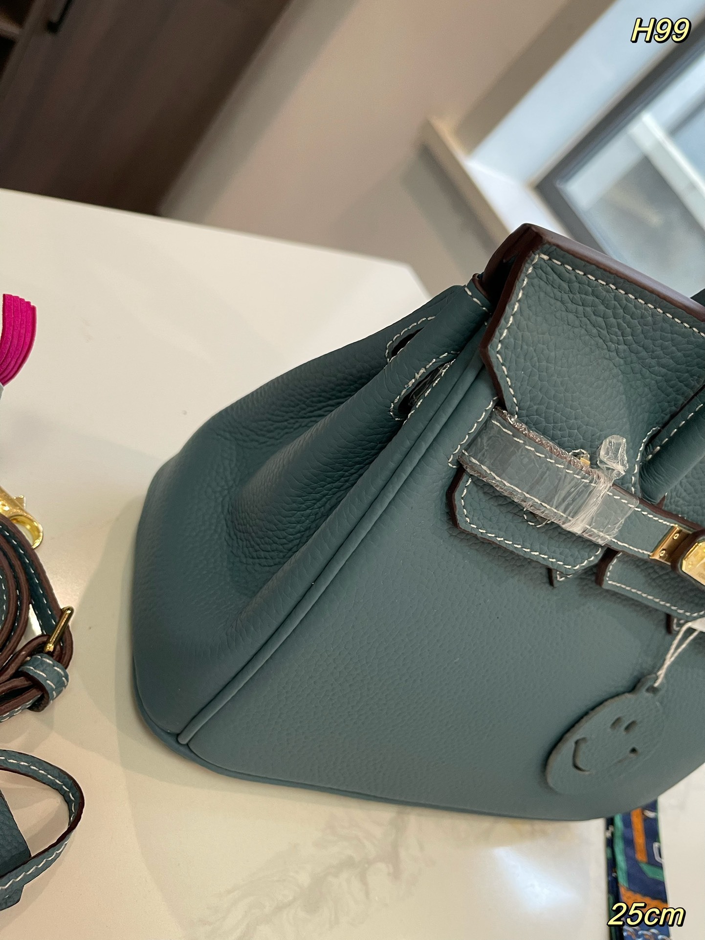 Her new arrrival Birkin togo leather bag size: 25 cm