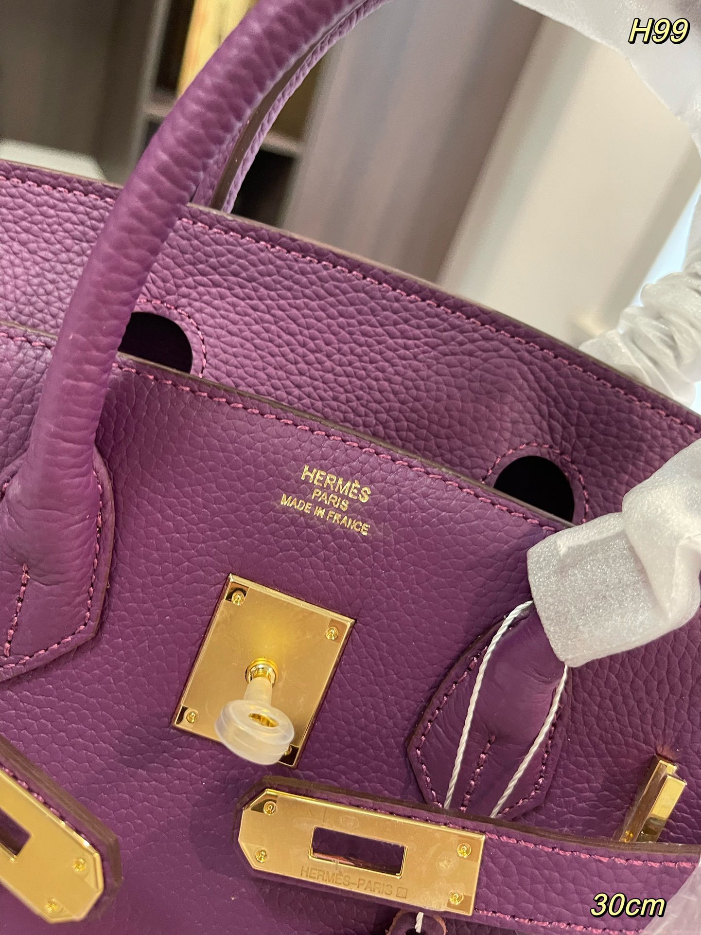 Her new arrival Birkin togo leather 13 size: 30 cm