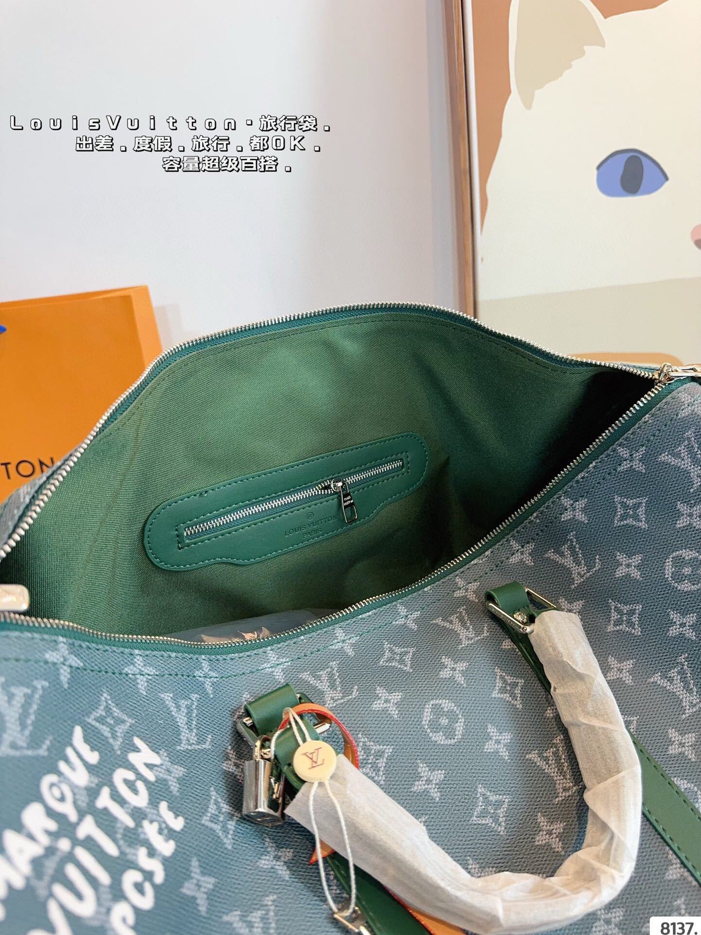 Louis new arrival keepall bag size: 50*23*29 cm