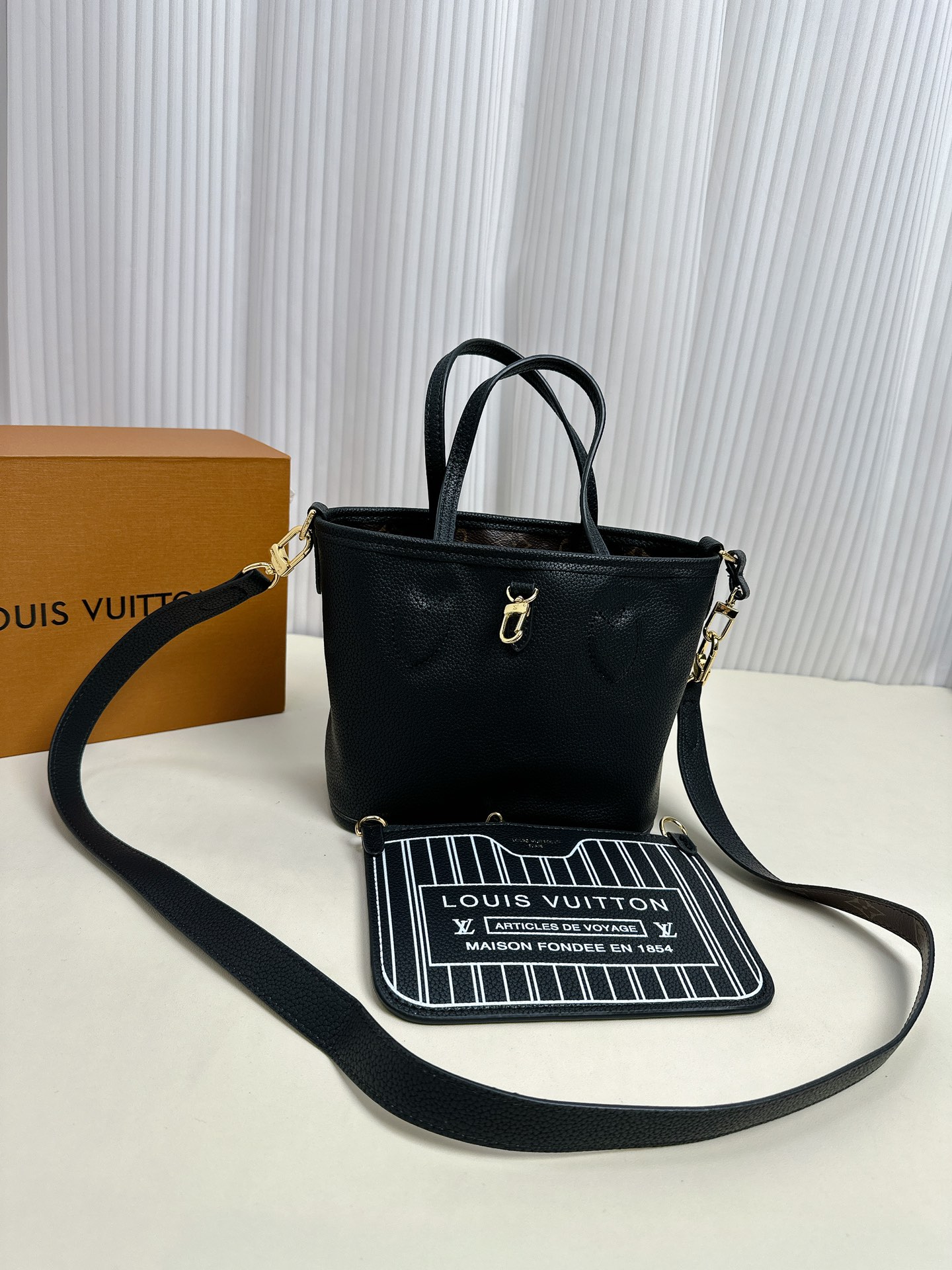 Louis new arrival neverful BB tote bag small size: 16.5*11*26.5cm