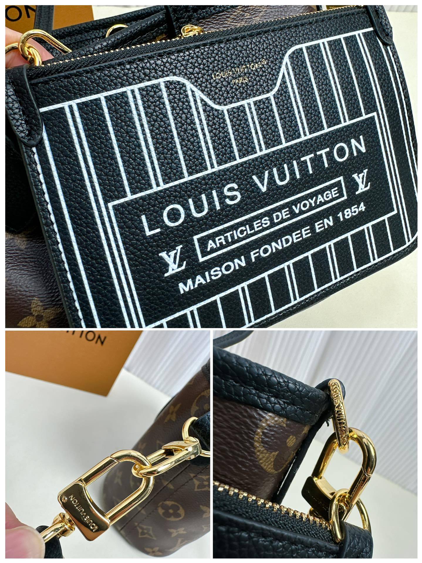 Louis new arrival neverful BB tote bag small size: 16.5*11*26.5cm