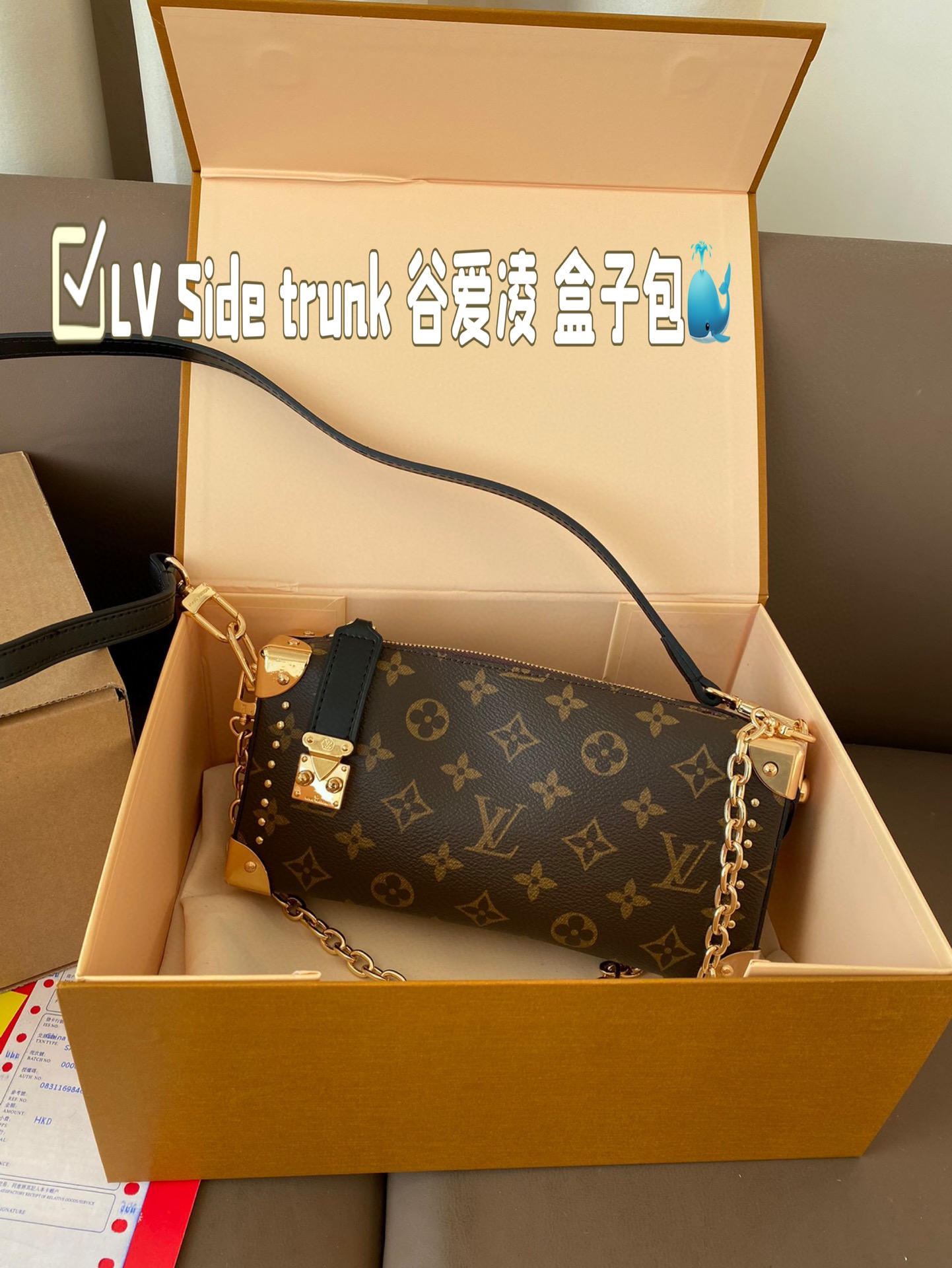 Louis new arrival 2025 Side trunk bag size:  23*12 cm