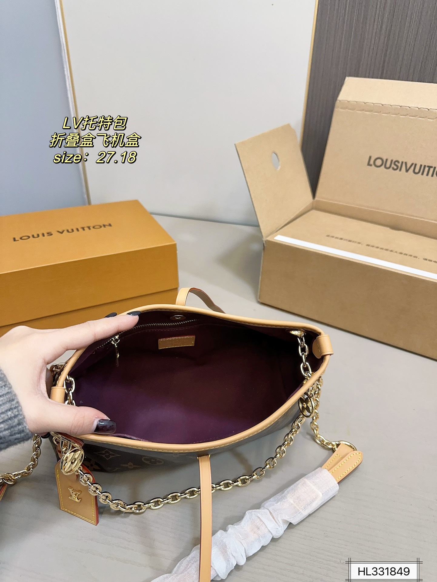 louis new arrival carryall bag size:27 * 18 cm