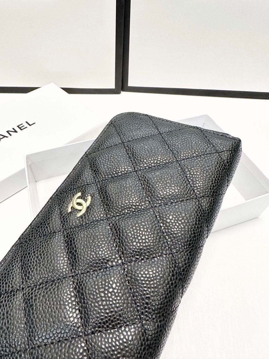 cc new arrival caviar wallet size: 19*10 cm