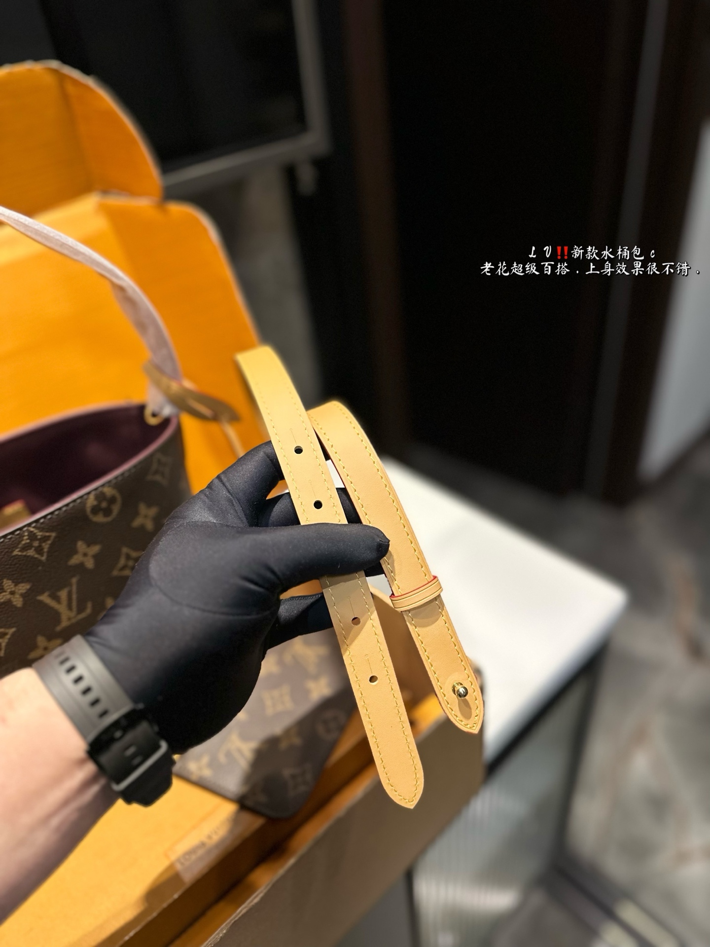 Louis new arrival ALL IN BB bucket bag size:17 * 18.5 cm