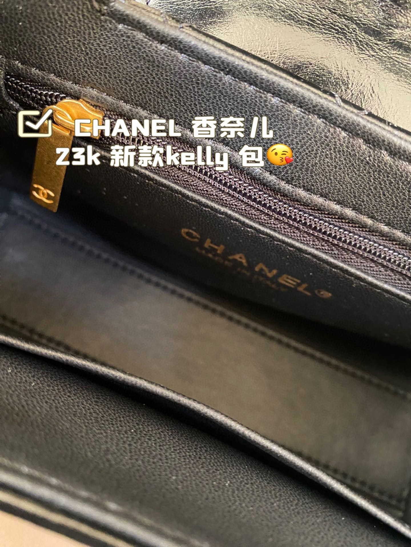 Cc new arrival 23k kelly bag size: 19*13 cm