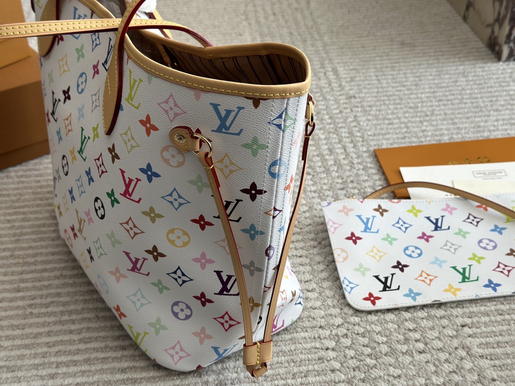 Louis new arrival neverfull N41605 bag size: 32*29*17 cm