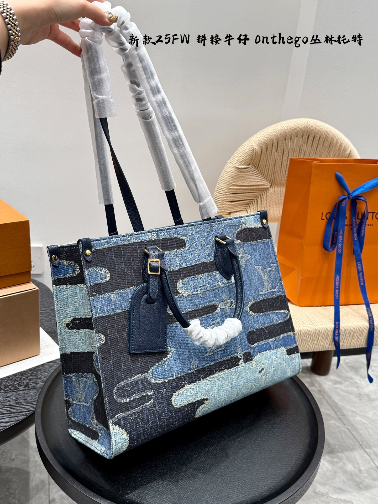 Louis new arrival onthego tote bag size:35 * 28cm