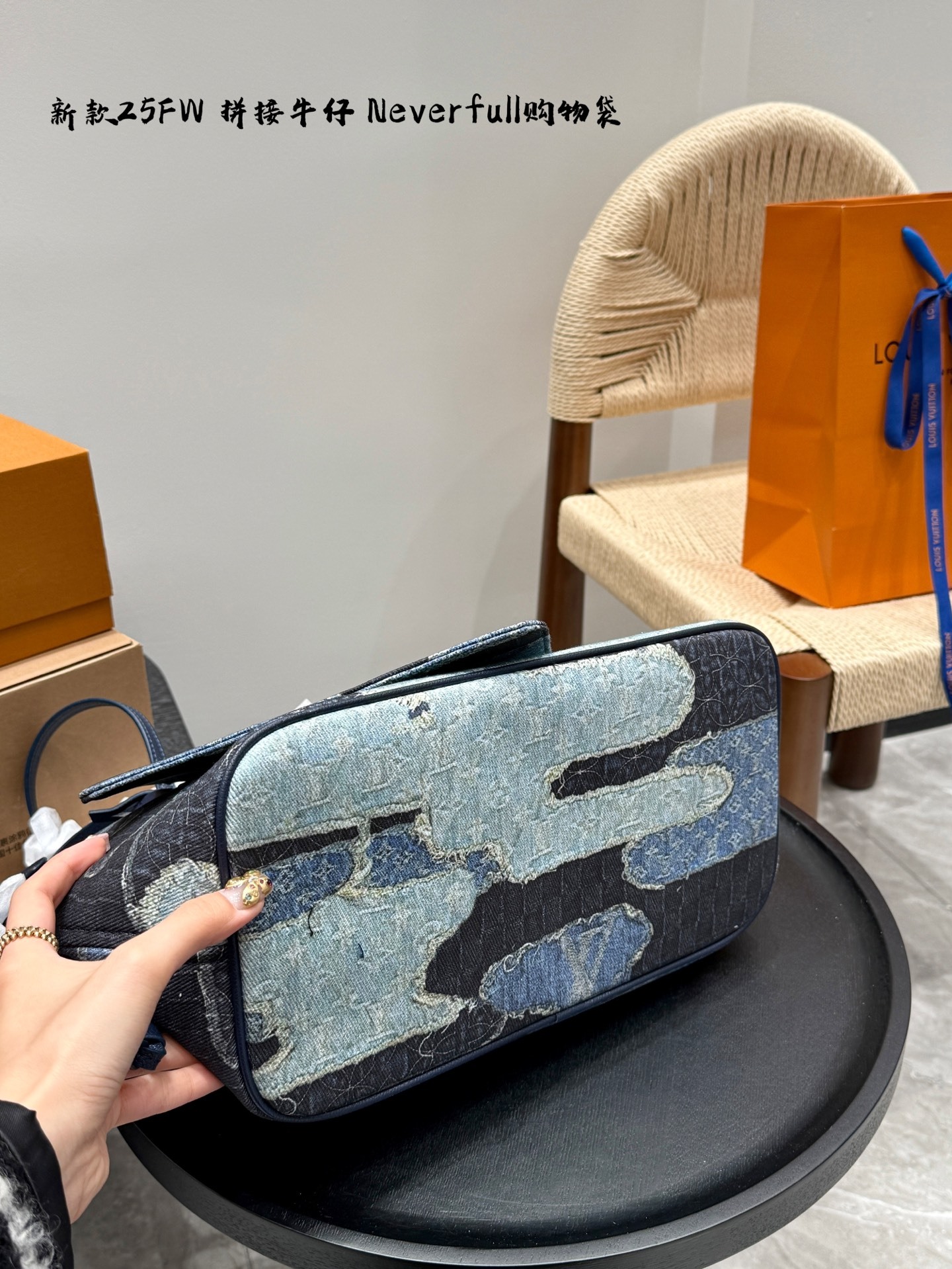 Louis new arrival neverfull tote bag size:33*29 cm