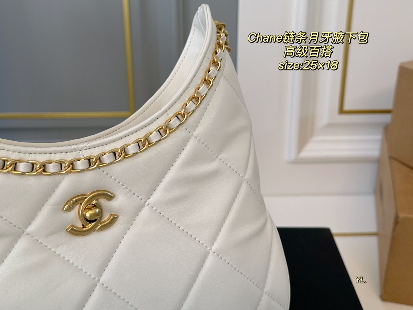 cc-new-arrival-chain-hobo-bag-size-25-18-cm-9830