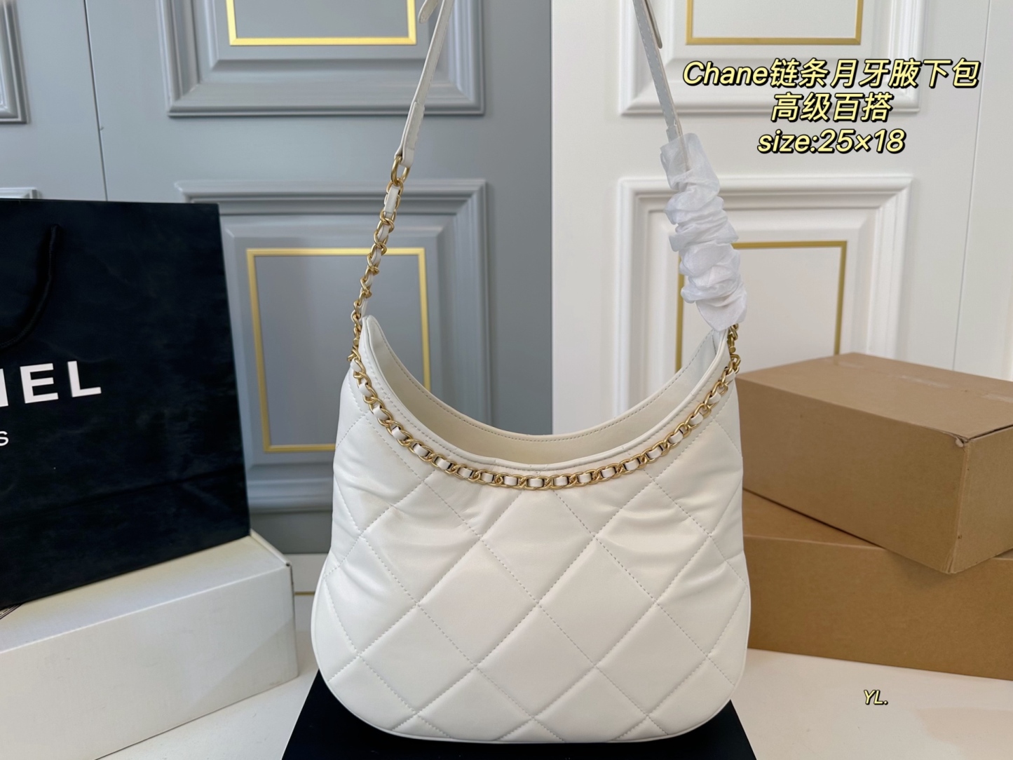cc-new-arrival-chain-hobo-bag-size-25-18-cm-9830