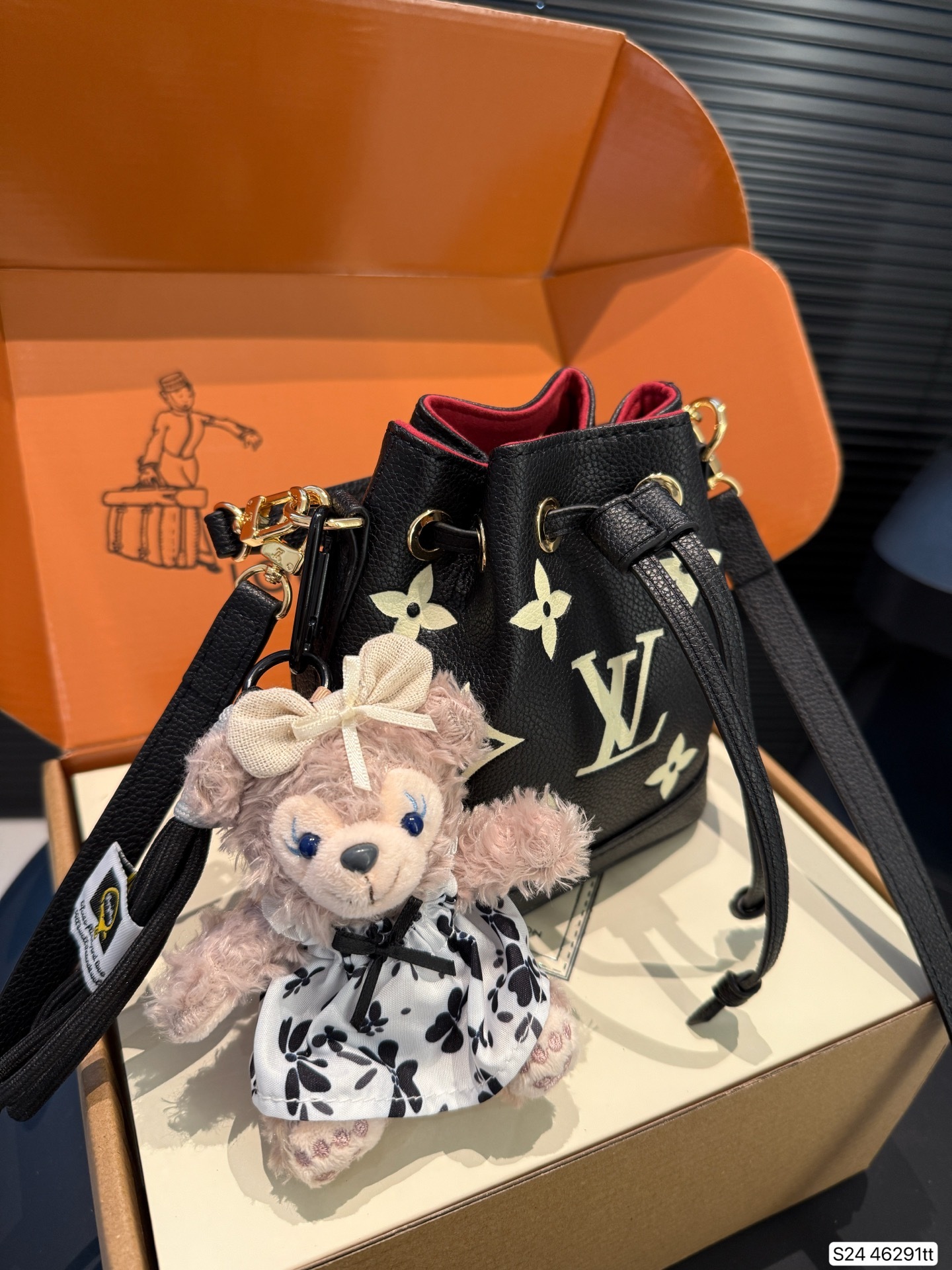 Louis new arrival bucket bag 46291 size: 13*15 cm