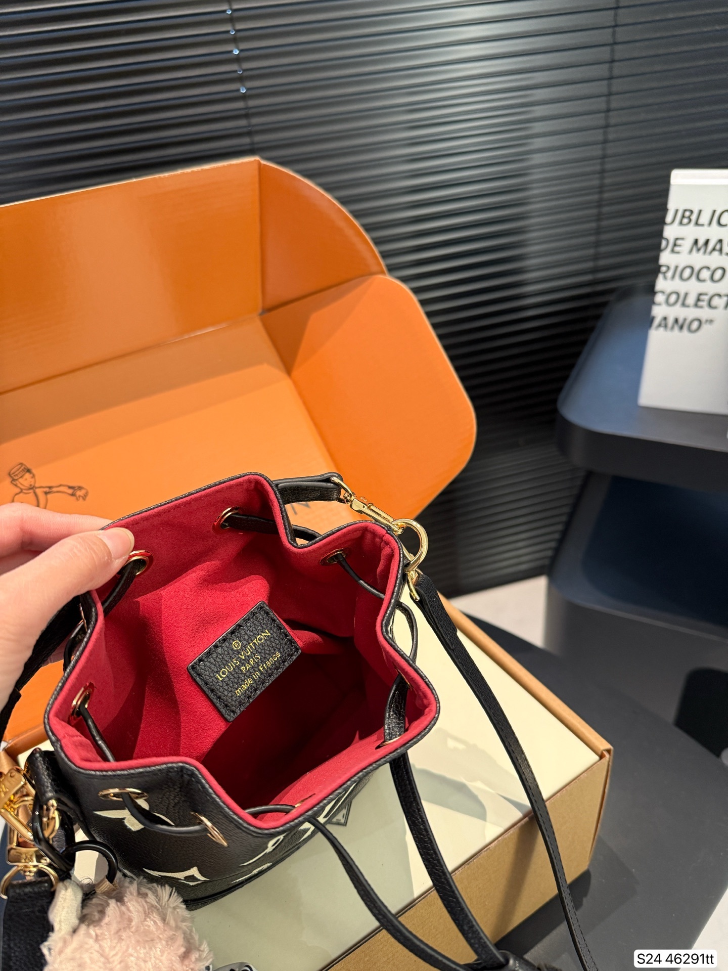 Louis new arrival bucket bag 46291 size: 13*15 cm