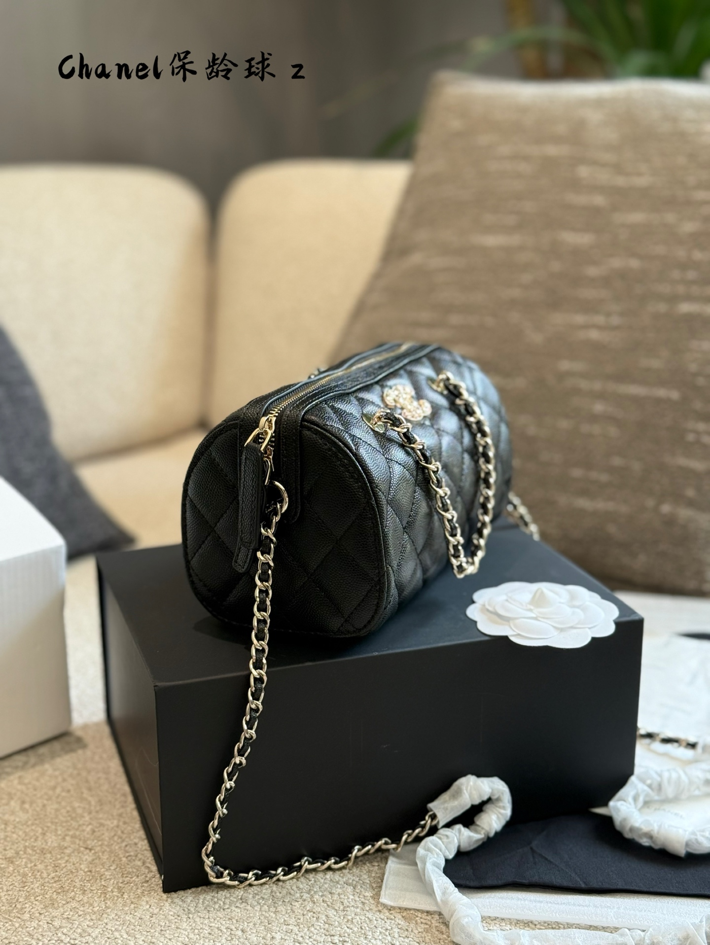 Cc new arrival 25P caviar leather bag