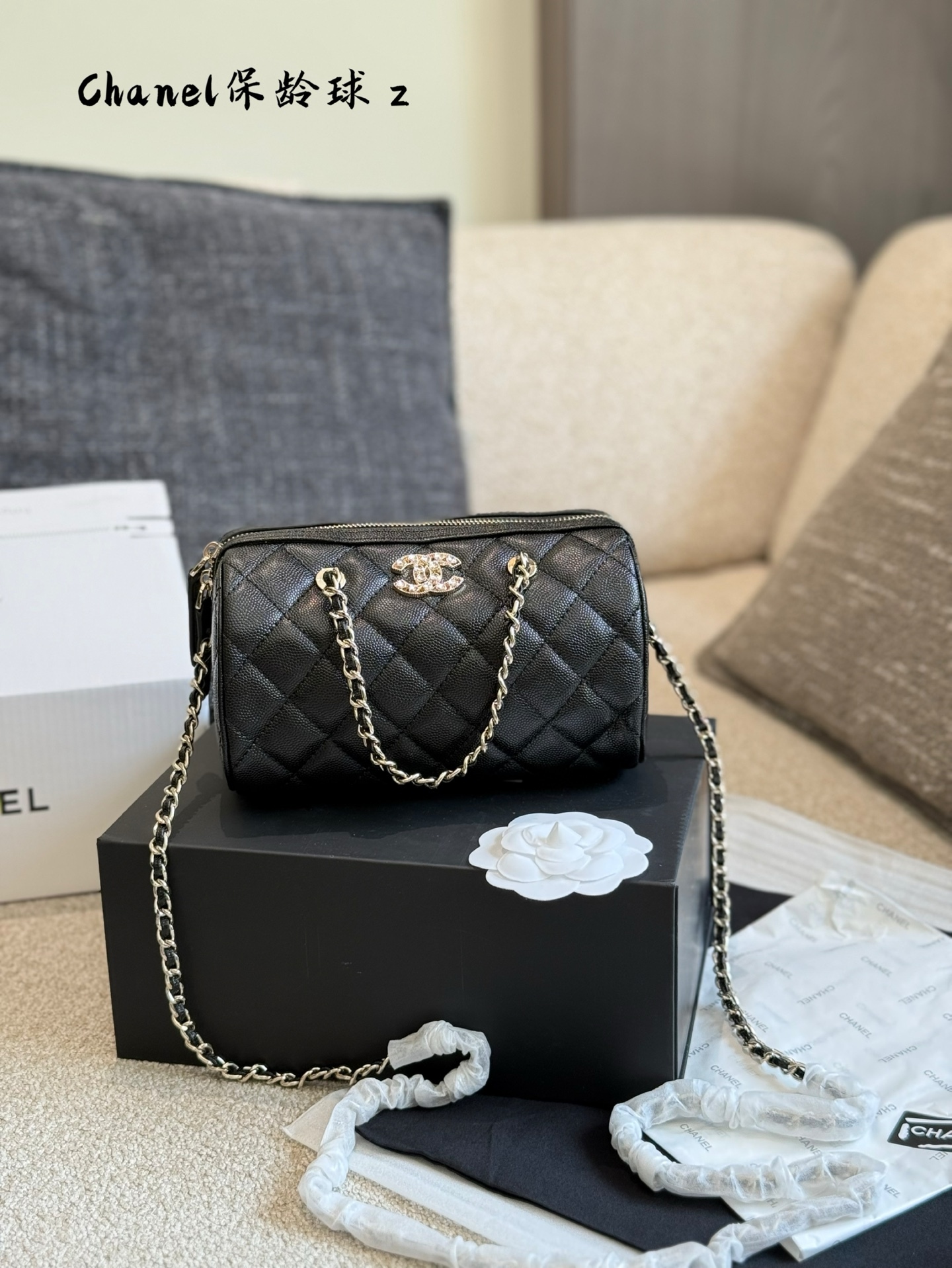 Cc new arrival 25P caviar leather bag