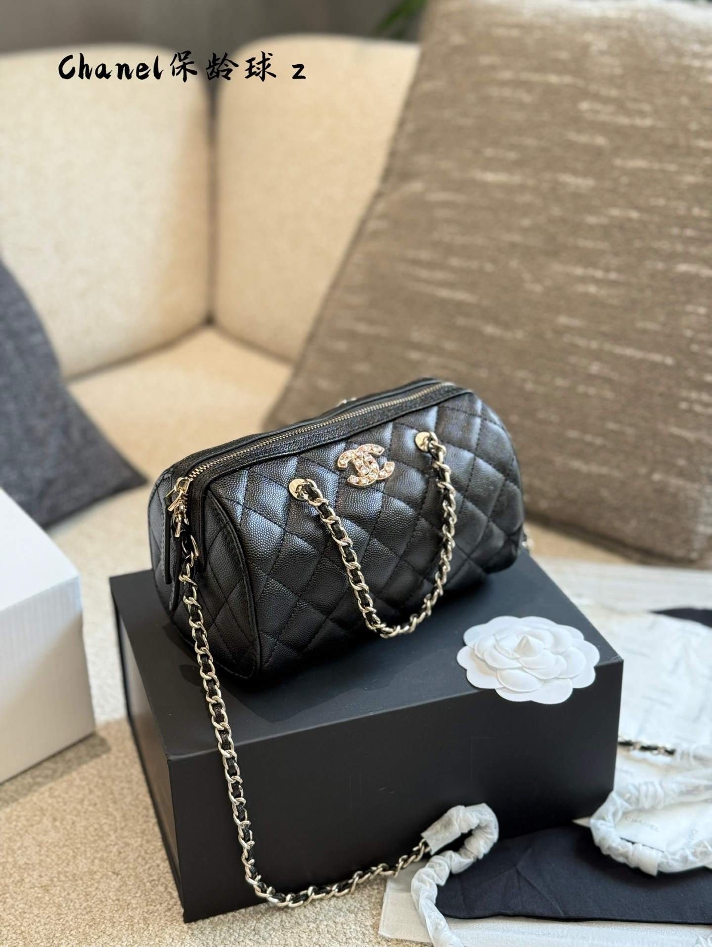 Cc new arrival 25P caviar leather bag