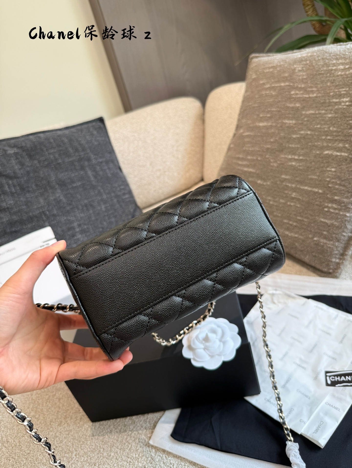 Cc new arrival 25P caviar leather bag