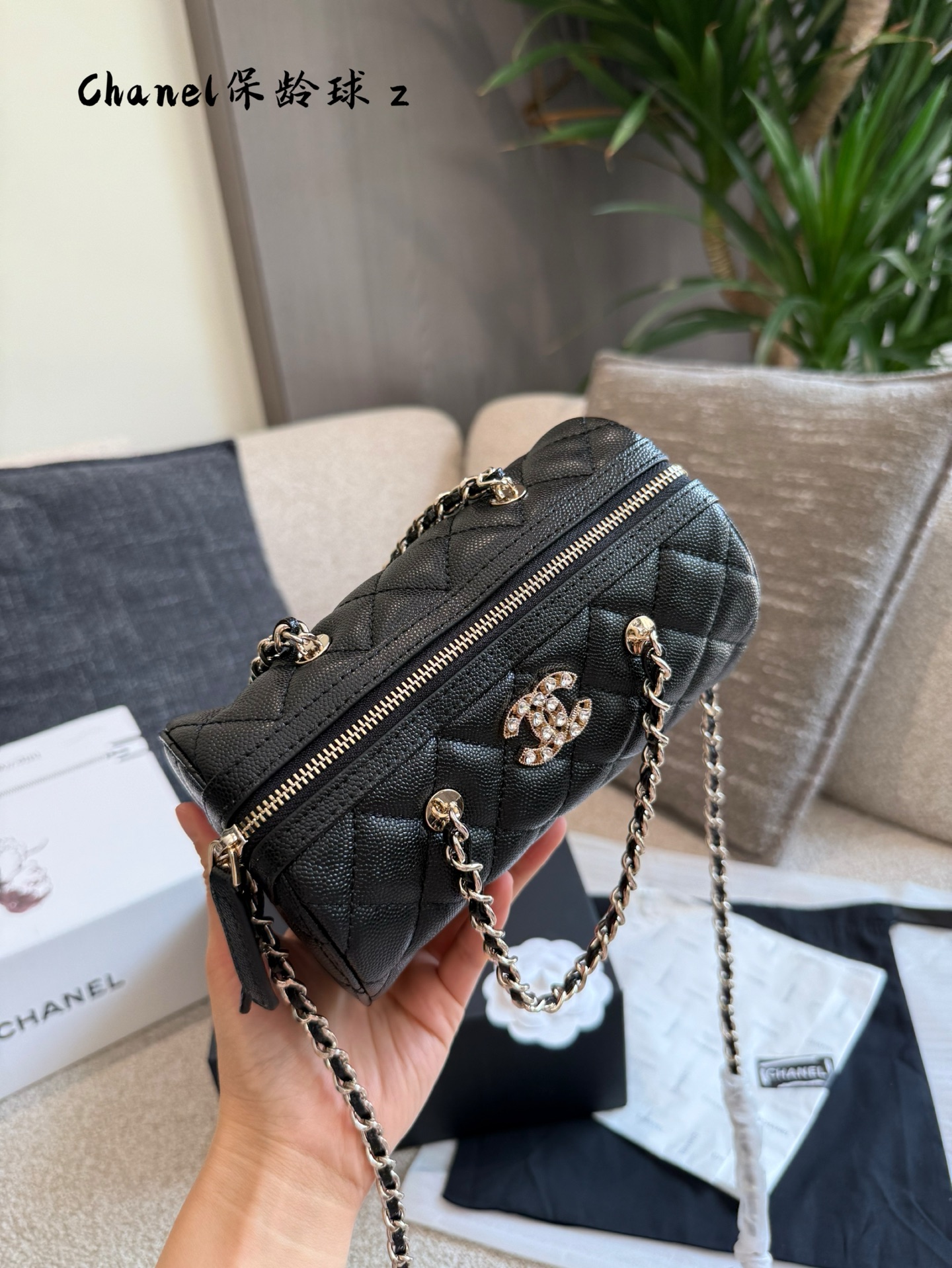 Cc new arrival 25P caviar leather bag