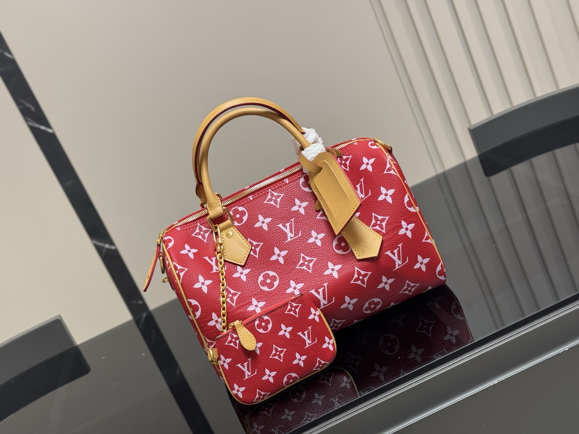 louis-new-arrival-speedy-30-strawberry-bag-size-30-cm-4232